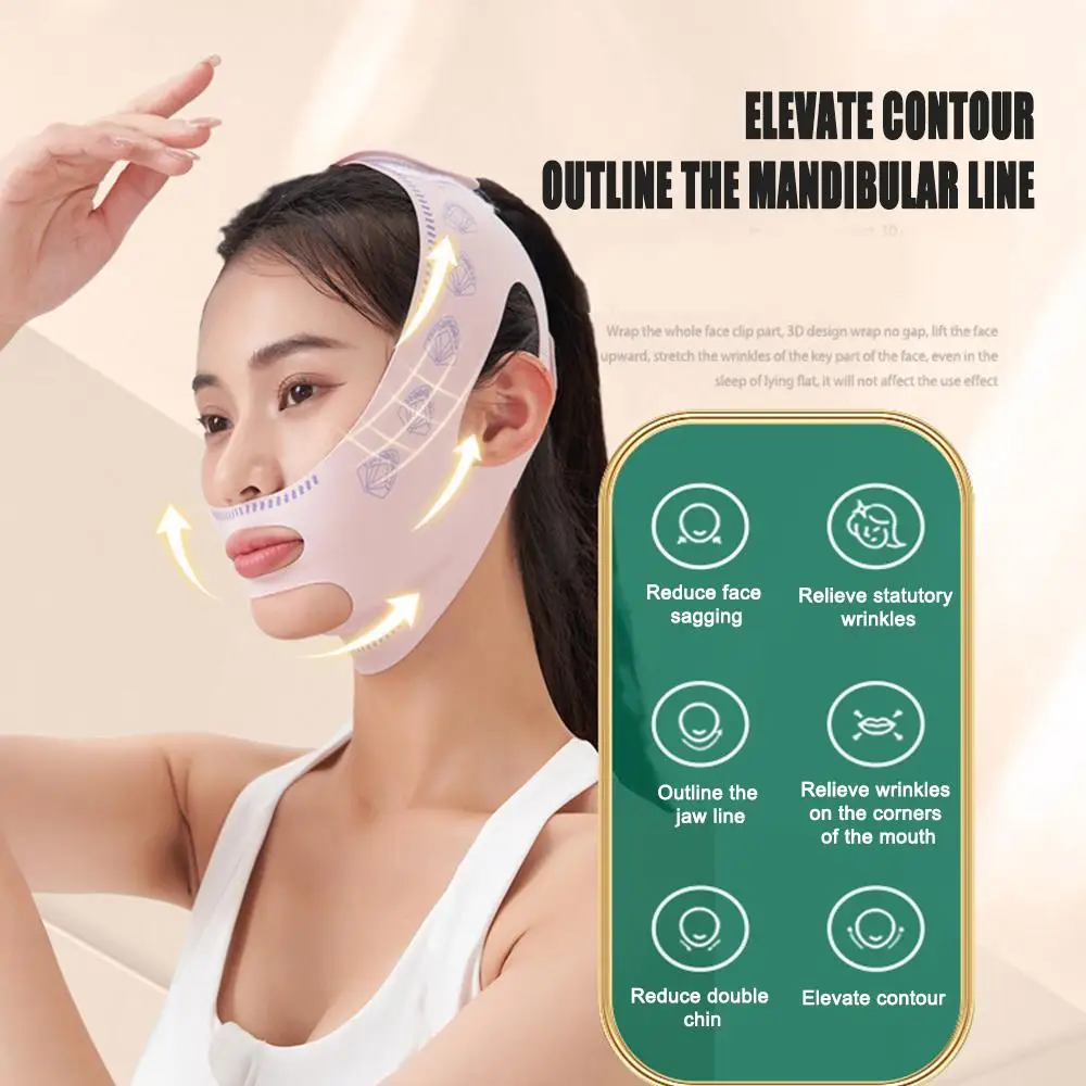Health Wellness - Beauté santé menton joue minceur pansement