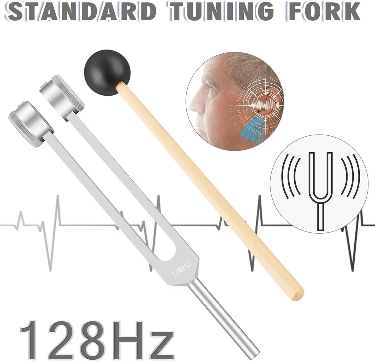 Diapason Miwayer 128 Hz, pour  - Healing Wellness avis et prix